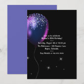 Confetti Balloon Verjaardagsfeest Kaart (Voorkant / Achterkant)