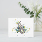 Confetti Baritone Briefkaart (Staand voorkant)
