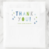 Confetti Bash | Kinder partij dank u sticker (Tas)