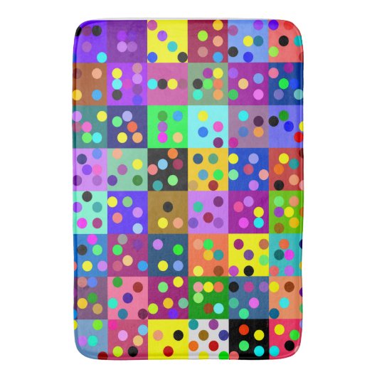 Confetti Bathmat Badmat (Voorkant Verticaal)