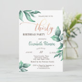 Confetti, bijkantoren 30e verjaardag kaart (Staand voorkant)