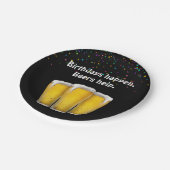 Confetti Birthday Beers Papieren Bordje (Gekanteld)