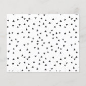 "Confetti" Black White Calligraphy Wedding Sign (Achterkant)