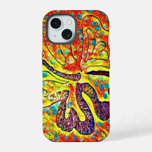 Confetti Bloem Hoesje iPhone 15 Case (Achterkant)