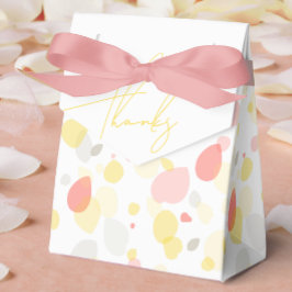 Confetti bloemblaadjes bedankt bruiloft gunst doos bedankdoosjes