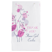 Confetti bloemblaadjes bruiloft bloem meisje gunst klein cadeauzakje (Voorkant)