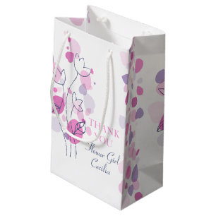 Confetti bloemblaadjes bruiloft bloem meisje gunst klein cadeauzakje