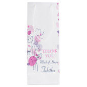 Confetti bloemblaadjes bruiloft Maid of Honor wijn Cadeautas (Achterkant)