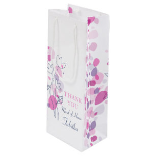 Confetti bloemblaadjes bruiloft Maid of Honor wijn Cadeautas