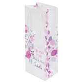 Confetti bloemblaadjes bruiloft Maid of Honor wijn Wijn Cadeautas (Achterkant Gekanteld)