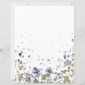 Confetti Blue Gold (Achterkant)