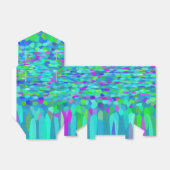 Confetti Blues Fringe Bedankdoosjes (Uitgevouwen)