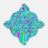 Confetti Blues Fringe Bedankdoosjes (Uitgevouwen)