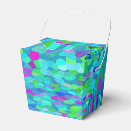 Confetti Blues Fringe Bedankdoosjes (Voorkant Zijde)
