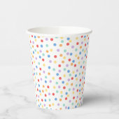 Confetti Brights (Stippen) Papieren Bekers (Links)