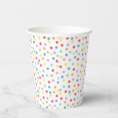 Confetti Brights (Stippen) Papieren Bekers (Rechts)