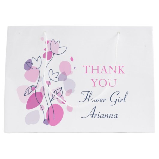 Confetti bruiloft bloemmeisje gunt grote cadeautas (Voorkant)