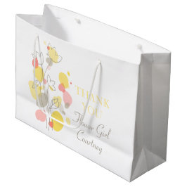 Confetti bruiloft bloemmeisje gunt grote cadeautas