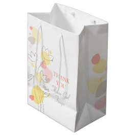 Confetti bruiloft bloemmeisje gunt middelgroot cad medium cadeauzakje