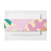 Confetti-buikband Uitnodigingen Wikkel (Voorkant Voorbeeld)