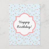 Confetti Cake Blue Butterroom Frosting Briefkaart (Voorkant)