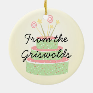 Confetti Cake ・ Groene Birthday Cake Keramisch Ornament
