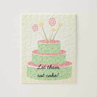 Confetti Cake ・ Groene Birthday Cake Legpuzzel