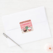 Confetti Cake Poppen Stickers Labels (Envelop)