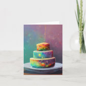 Confetti Cake Space Kaart (Voorkant)
