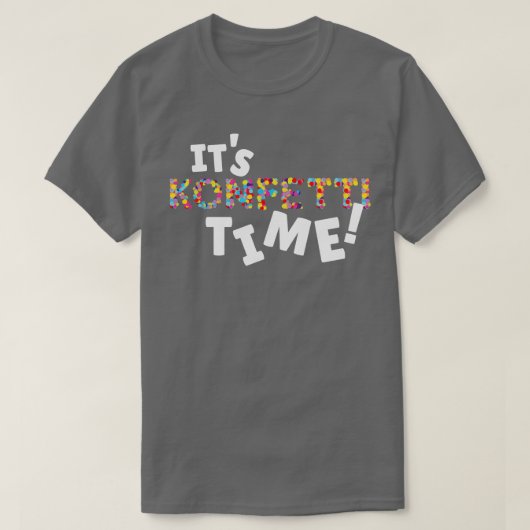 Confetti Carnaval Fasnacht Kostuum T-shirt (Design voorkant)