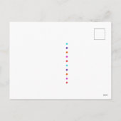 Confetti & Champagne Glas Nieuwjaar Feestdagenkaart (Achterkant)