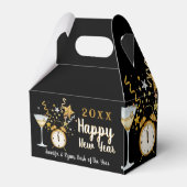 Confetti Champane oudejaarsavond Bedankdoosjes (Achterkant)