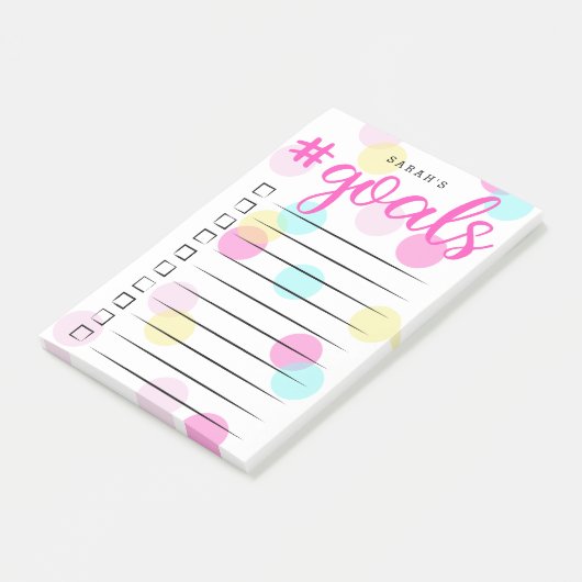 Confetti charmeren om lijst te doen | Aangepaste n Post-it® Notes (Schuin)