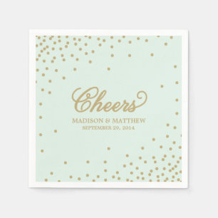 Confetti Cheers   Aangepast papier — luiers Servet