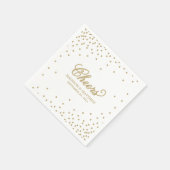 Confetti Cheers | Aangepast papier — luiers Servetten (Hoek)