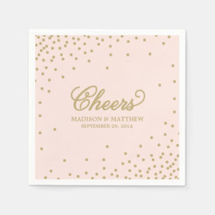 Confetti Cheers   Aangepast papier — luiers Servetten