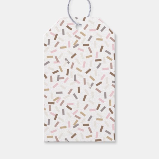 Confetti Chic (sprenkels) Cadeaulabel (Voorkant)