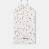 Confetti Chic (sprenkels) Cadeaulabel (Achterkant)