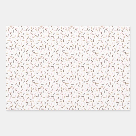 Confetti Chic (sprenkels) Inpakpapier Vel (Voorkant 2)