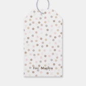 Confetti Chic (Stippen) Cadeaulabel (Achterkant)