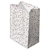 Confetti Chic (Stippen) Medium Cadeauzakje (Achterkant Gekanteld)