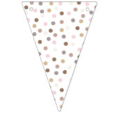 Confetti Chic (Stippen-vaste stoffen) Vlaggetjes (Eerste vlag)