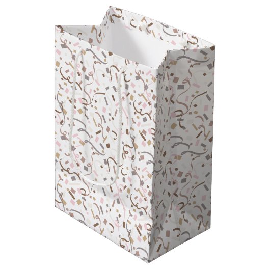 Confetti Chic (Verrassing) Medium Cadeauzakje (Voorkant Gekanteld)