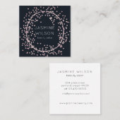 Confetti Classic | Minimalistisch Visitekaartje (Voorkant / Achterkant)