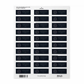 Confetti Classic ⎢ Return Address Label (Full Sheet)