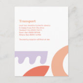 Confetti Collage Bijlage kaart (Achterkant)