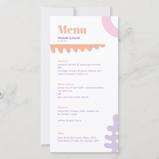 Confetti Collage bruiloft (Voorkant)