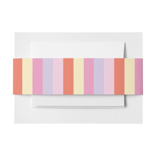 Confetti Collage buikband Invitation Belly Band Uitnodigingen Wikkel (Voorkant Voorbeeld)