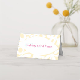 Confetti Collage Folded Place Card Plaatskaartje