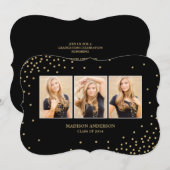 Confetti Collectie | Oproep van de GraduPartij Kaart (Voorkant / Achterkant)